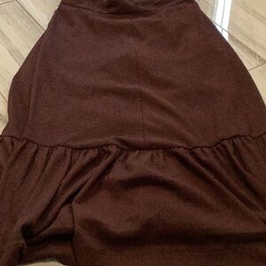 Elegant Brown Women's Skirt